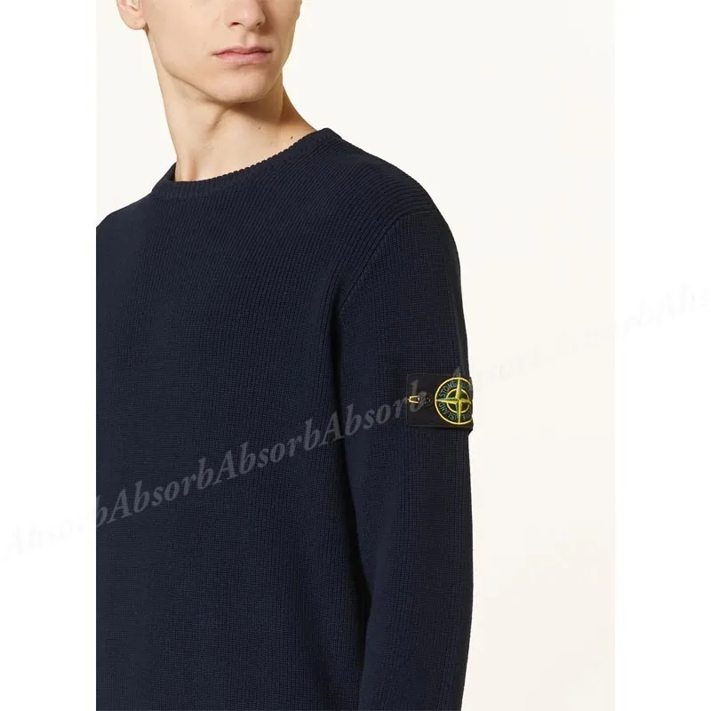 STONE ISLAND  |Crew Neck Street Style Long Sleeves Plain Cotton