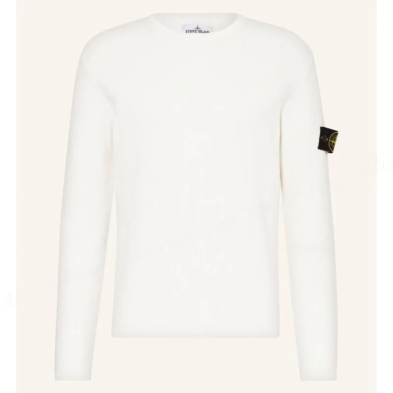 STONE ISLAND  |Crew Neck Street Style Long Sleeves Plain Cotton