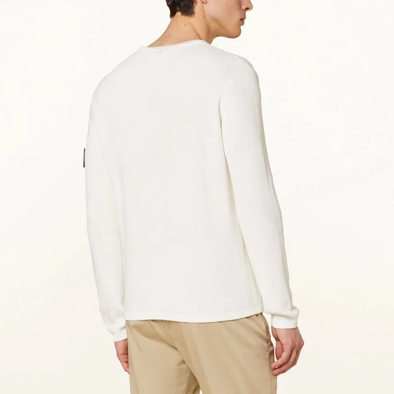 STONE ISLAND  |Crew Neck Street Style Long Sleeves Plain Cotton