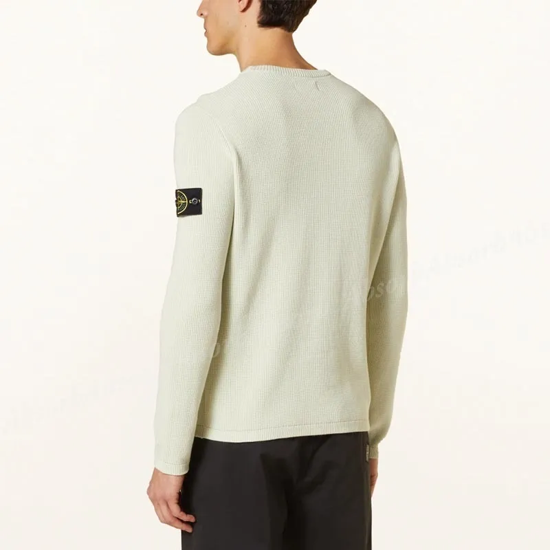 STONE ISLAND  |Crew Neck Street Style Long Sleeves Plain Cotton