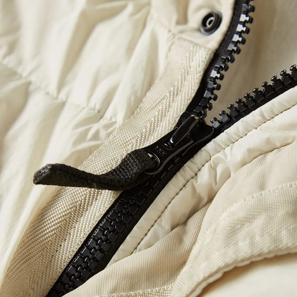 Stone Island Crinkle Reps Hooded Down JacketOff White