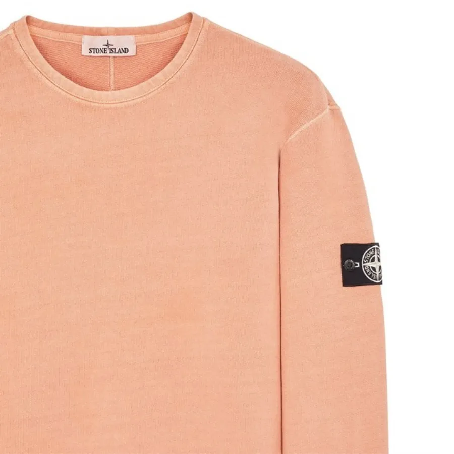 STONE ISLAND  |Pullovers Street Style Long Sleeves Cotton Logo Sweatshirts