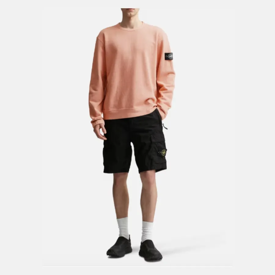 STONE ISLAND  |Pullovers Street Style Long Sleeves Cotton Logo Sweatshirts