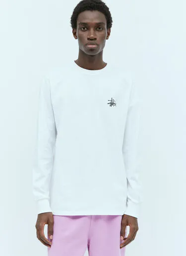 STUSSY  |Crew Neck Street Style Long Sleeves Cotton