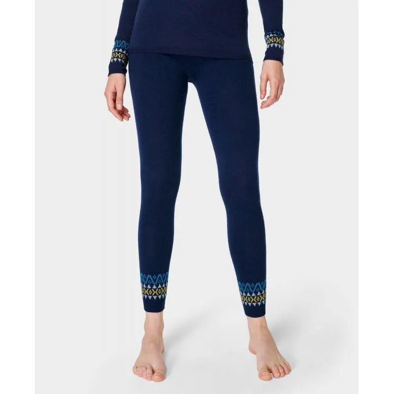 Sweaty Betty  Fairisle Base Layer Leggings - Intimo - Donna