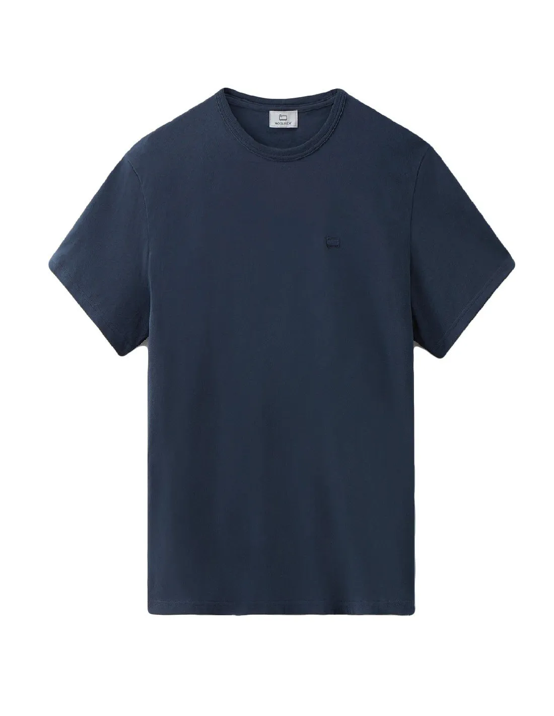 T-shirt Woolrich uomo Sheep TE0093 blu scuro PE23