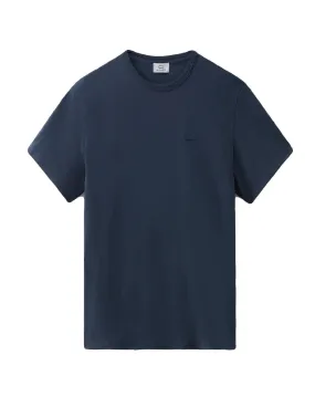 T-shirt Woolrich uomo Sheep TE0093 blu scuro PE23