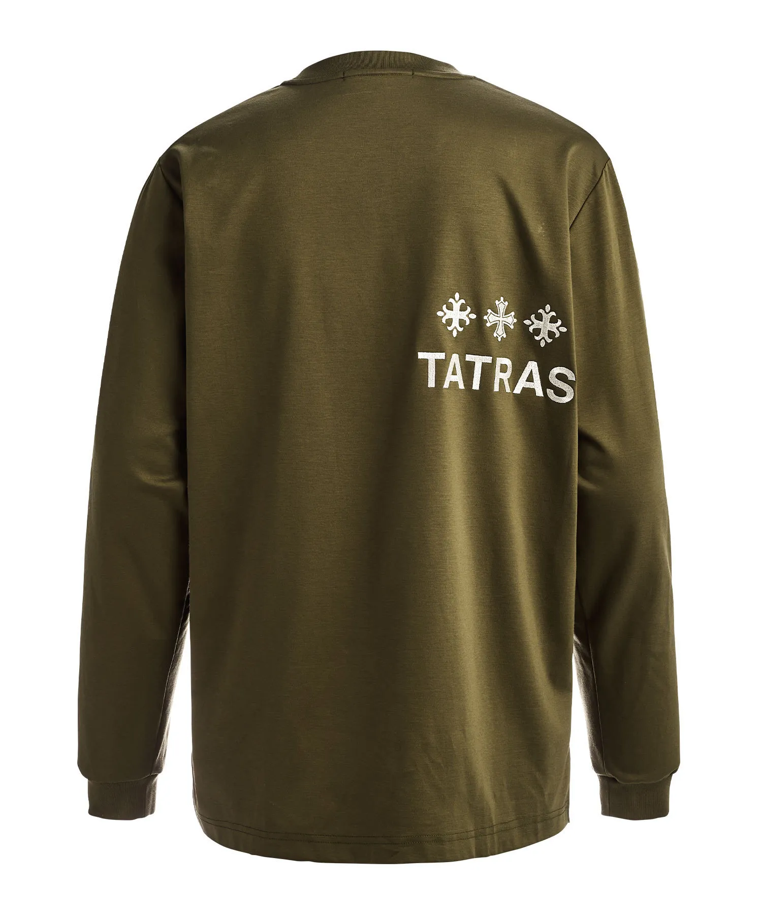 TATRAS  |Crew Neck Unisex Street Style Long Sleeves Plain Cotton