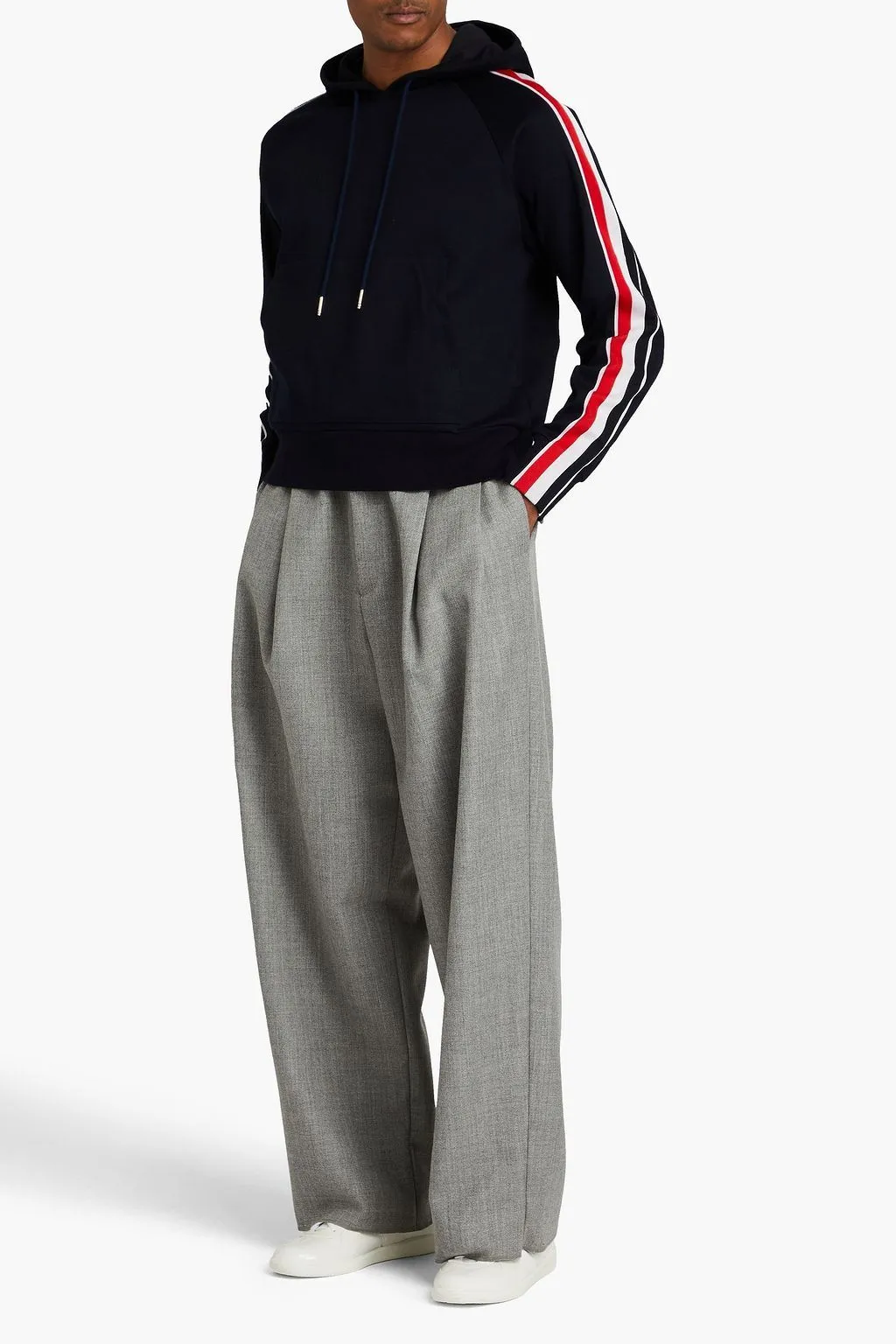 THOM BROWNE  |Pullovers Street Style Long Sleeves Plain Cotton Logo