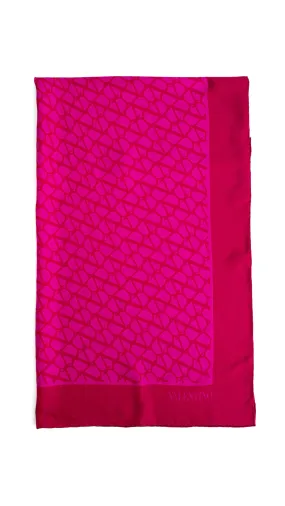 Toile Iconographe Silk Scarf 90X90 - Pink PP