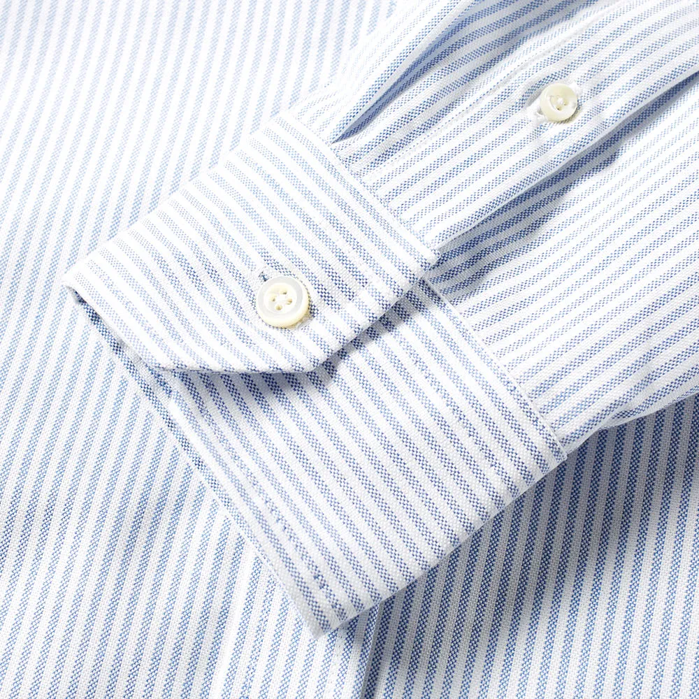 Tripl Stitched Button Down Oxford ShirtSky Candy Stripe