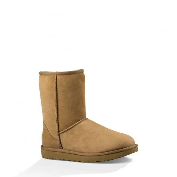 UGG Womens Classic Short II Boot in Chestnut