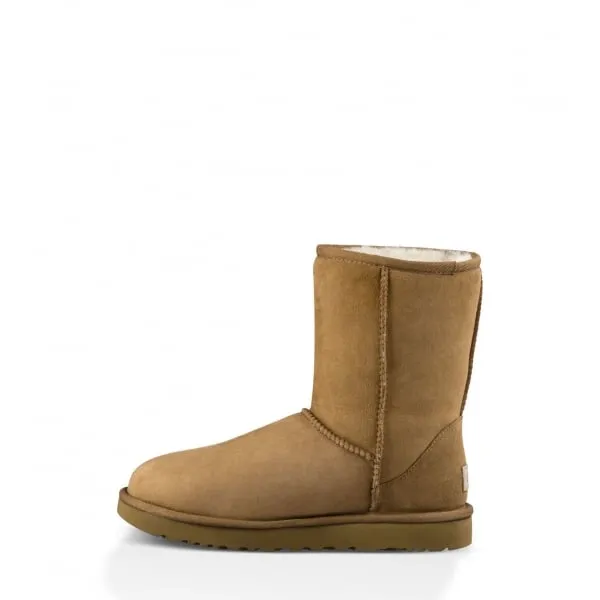 UGG Womens Classic Short II Boot in Chestnut