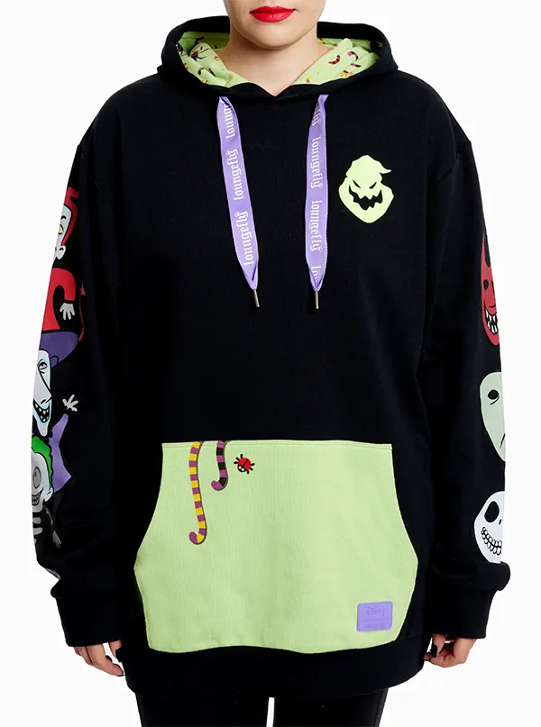 Unisex Nightmare Before Christmas Lock Shock and Barrel Hoodie