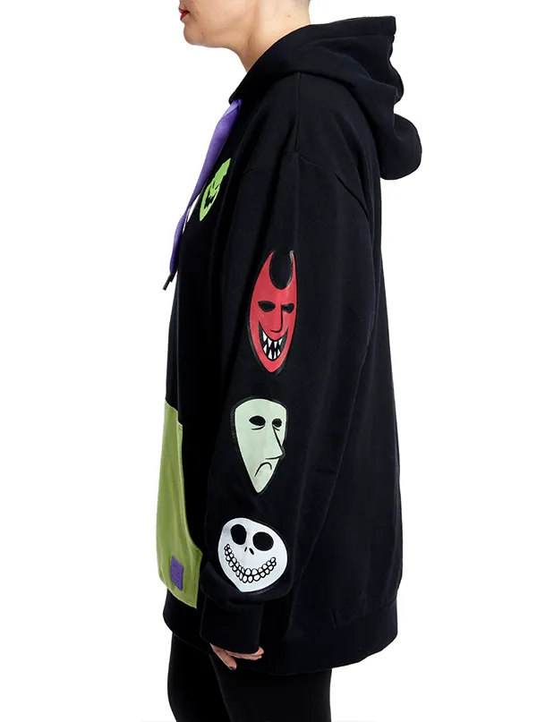 Unisex Nightmare Before Christmas Lock Shock and Barrel Hoodie