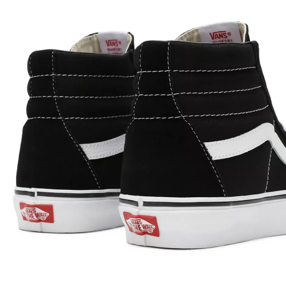 VANS SK8-HI Unisex Old Skool Authentic Shoe - Black/White