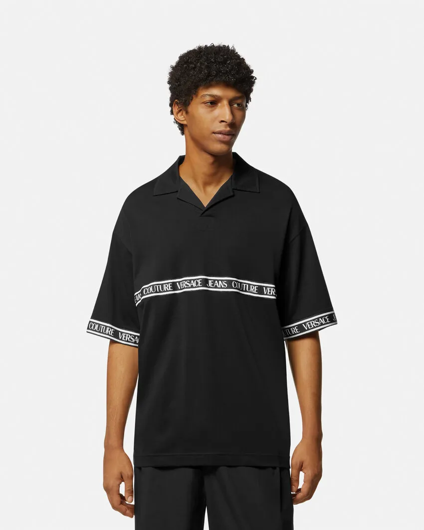 VERSACE JEANS  |Pullovers Stripes Street Style Plain Cotton Short Sleeves