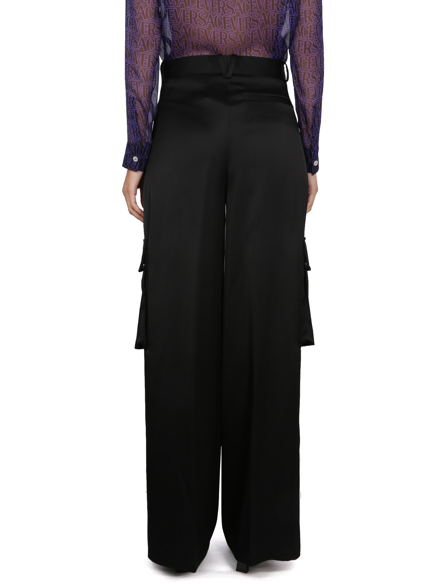 VERSACE    VISCOSE DUCHESSE PANTS