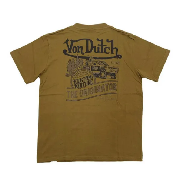 Von Dutch  |Pullovers Unisex Street Style Plain Cotton Short Sleeves