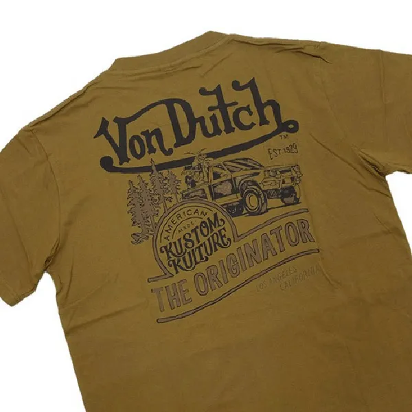 Von Dutch  |Pullovers Unisex Street Style Plain Cotton Short Sleeves