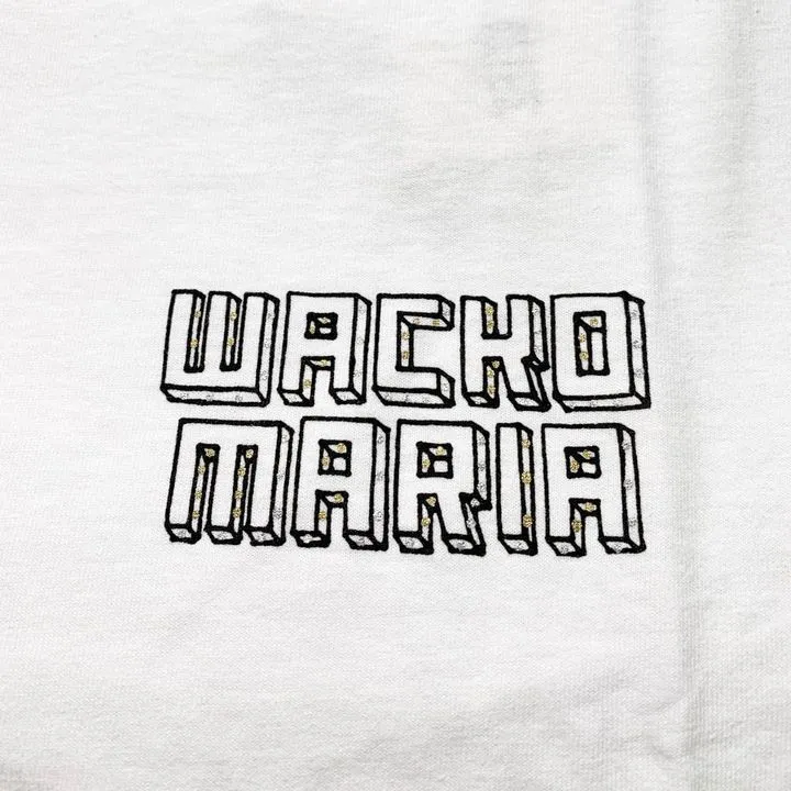 WACKO MARIA  |Crew Neck Pullovers Street Style Cotton Short Sleeves Logo