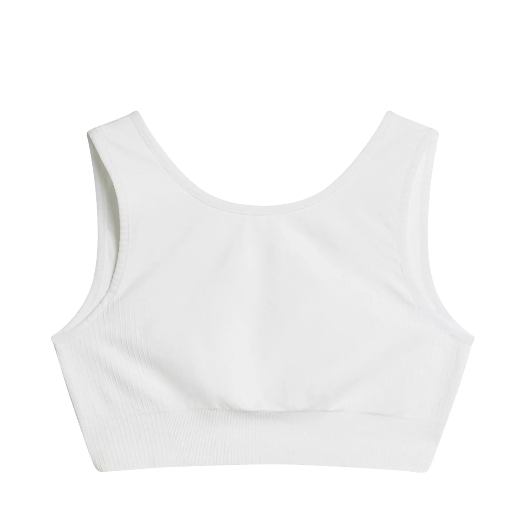 Womens Rafiki Seamless Jersey Sports Bra White - SS24