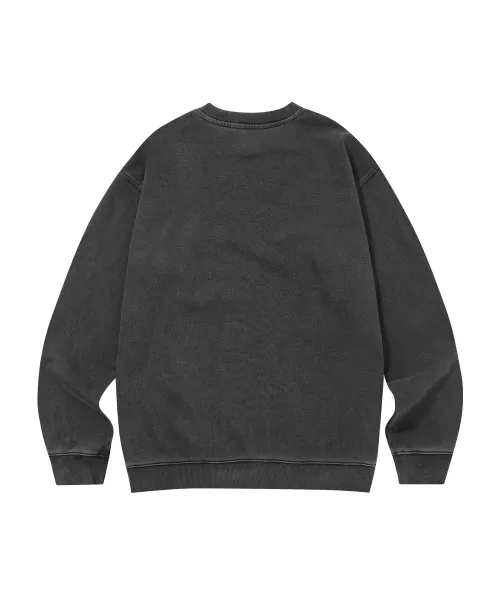 WOOALONG  |Crew Neck Unisex Street Style Long Sleeves Cotton