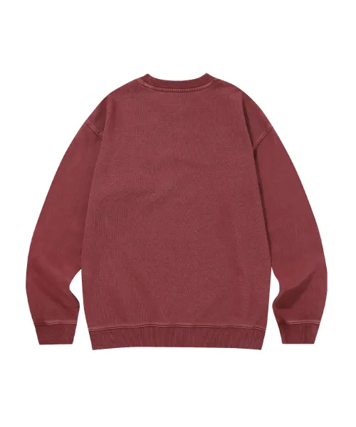 WOOALONG  |Crew Neck Unisex Street Style Long Sleeves Cotton