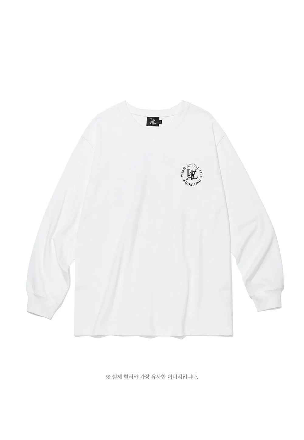 WOOALONG  |Unisex Street Style Long Sleeves Plain Cotton