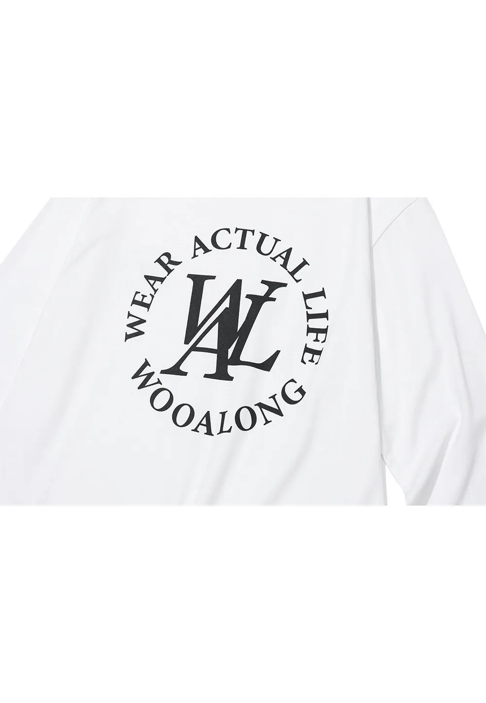 WOOALONG  |Unisex Street Style Long Sleeves Plain Cotton