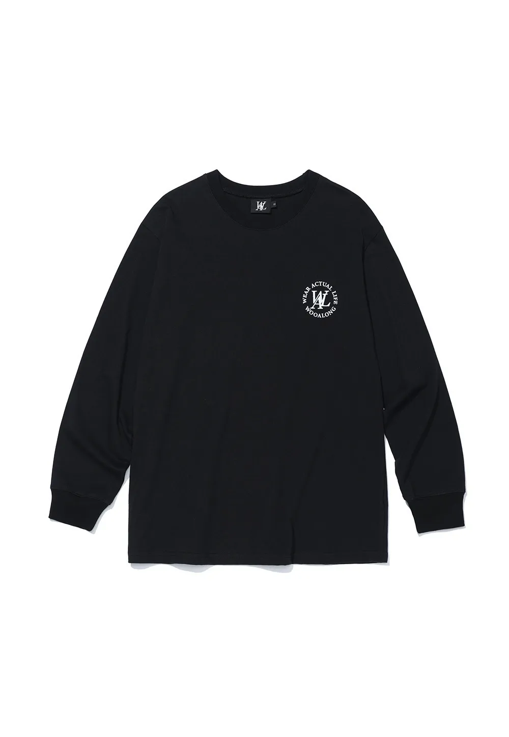 WOOALONG  |Unisex Street Style Long Sleeves Plain Cotton