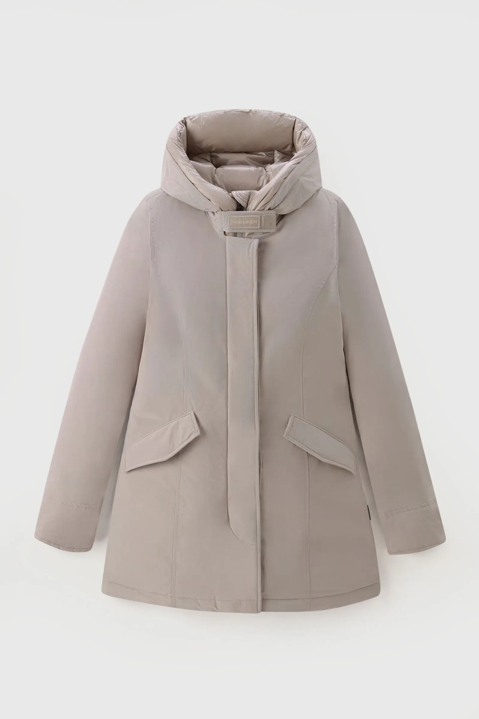 Woolrich Arctic Parka Luxury Urban Touch Taupe Piumino Grigio