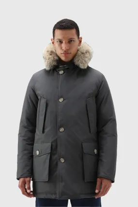 Woolrich Arctic Parka Ramar Cloth con Pelliccia Removibile Grigio