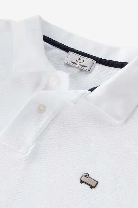 Woolrich cotton polo shirt white color