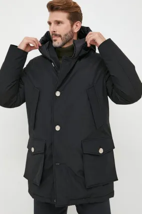 Woolrich down parka ARCTIC men's black color