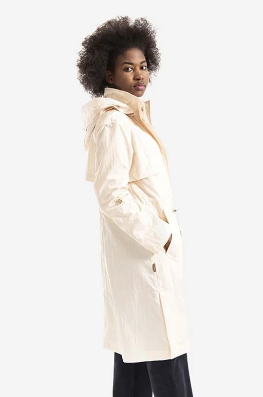 Woolrich parka Female Briar Long Lig women's beige color