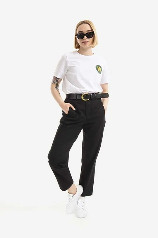 Woolrich trousers women's black color