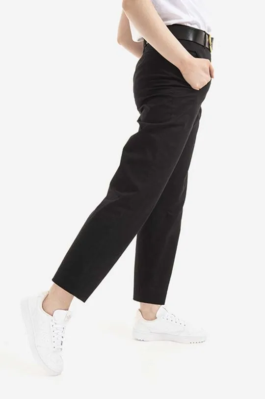 Woolrich trousers women's black color