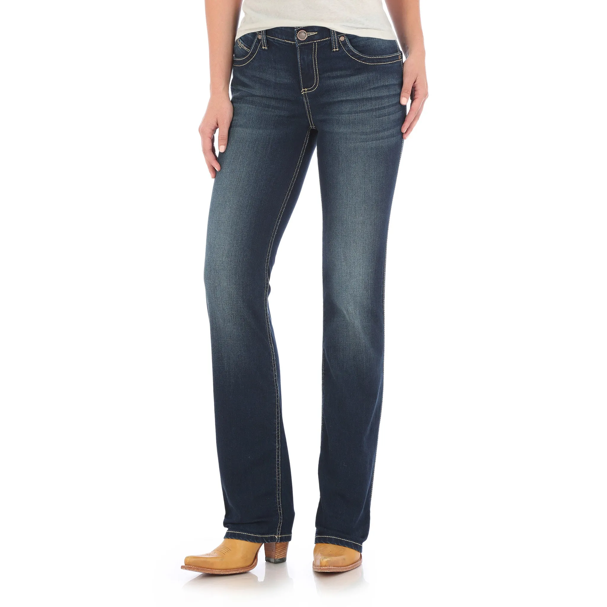 Wrangler Women's Dark Blue Q Baby Jean