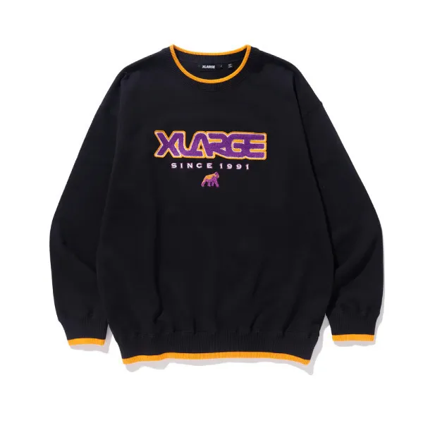 X-Large  |Pullovers Unisex Sweat Street Style Long Sleeves Plain Logo