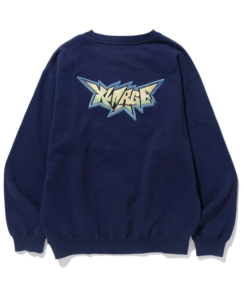 X-Large  |Pullovers Unisex Sweat Street Style Long Sleeves Plain