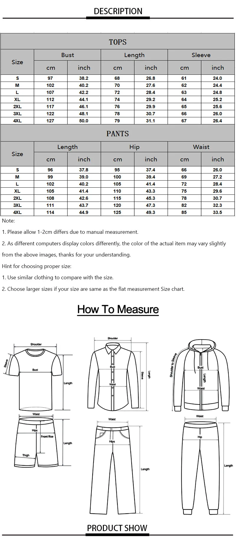 Xituodai Men's Tracksuit Casual Hoodies and Sweatpants Two Piece Sets Winter Sports Suit Outdoor Sweatshirt Set Fashion Male Clo