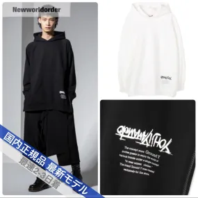 Yohji Yamamoto  |Pullovers Unisex Street Style Long Sleeves Cotton Logo