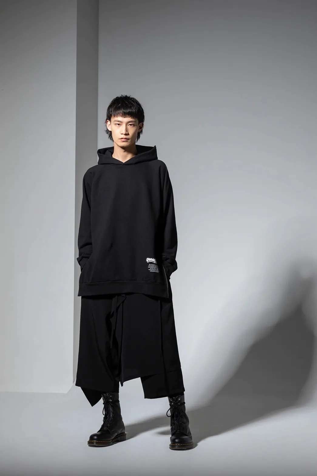 Yohji Yamamoto  |Pullovers Unisex Street Style Long Sleeves Cotton Logo