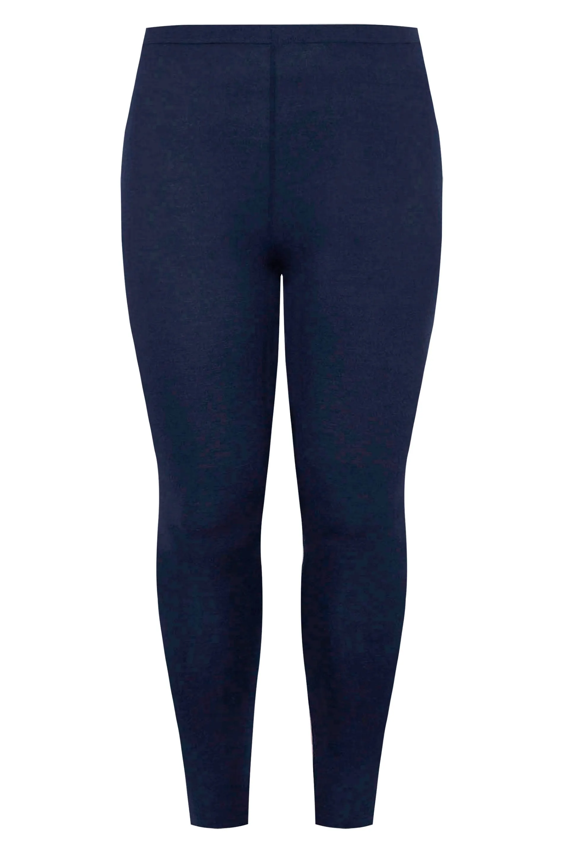 YOURS Curve Navy Blue Soft Touch Stretch Leggings